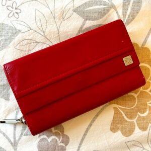 Mandarina Duck Wallet - Red Leather (Authentic | Vintage)